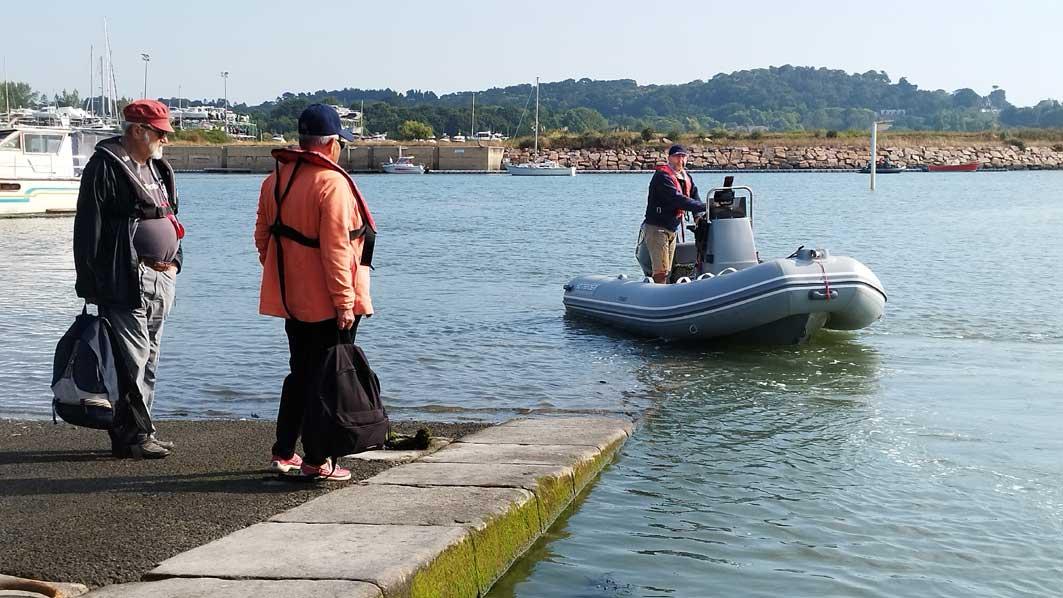 Embarquement des pêcheurs